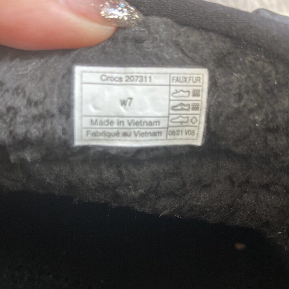 Crocs Classic Neo Puff Shorty Snow Boot 207311 Womens Size 7 New - Picture 10 of 11